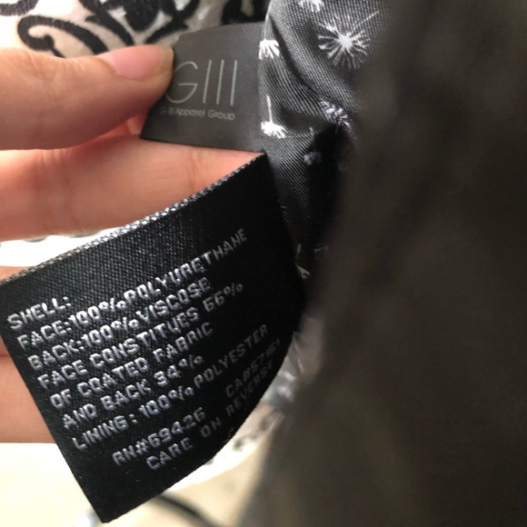 BLACK RIVET Faux-Leather Blazer Jacket - Picture 12 of 15